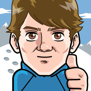 Avatar: Shows a team member in comic style