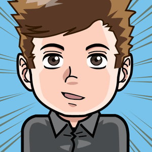 Avatar: Shows a team member in comic style