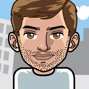 Avatar: Shows a team member in comic style