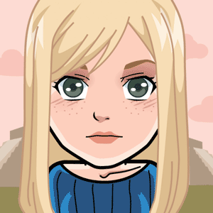 Avatar: Shows a team member in comic style