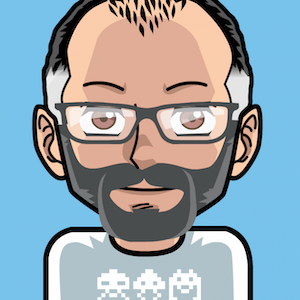 Avatar: Shows a team member in comic style