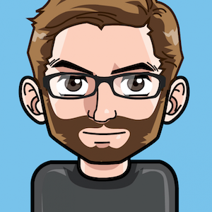 Avatar: Shows a team member in comic style