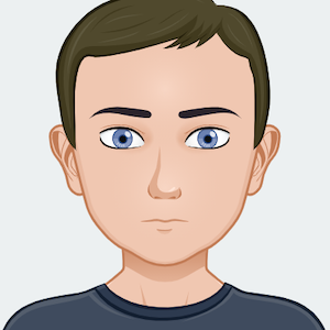 Avatar: Shows a team member in comic style