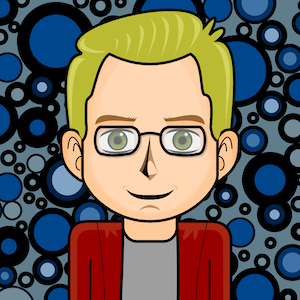 Avatar: Shows a team member in comic style