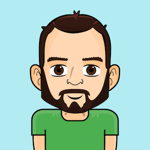 Avatar: Shows a team member in comic style
