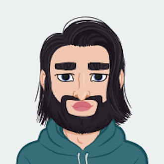 Avatar: Shows a team member in comic style