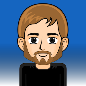 Avatar: Shows a team member in comic style