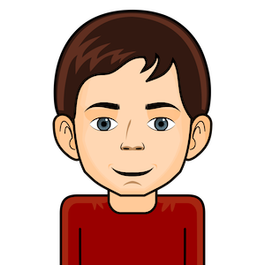 Avatar: Shows a team member in comic style