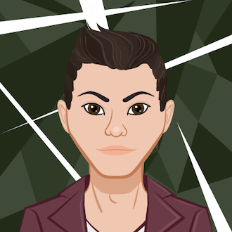 Avatar: Shows a team member in comic style