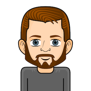 Avatar: Shows a team member in comic style