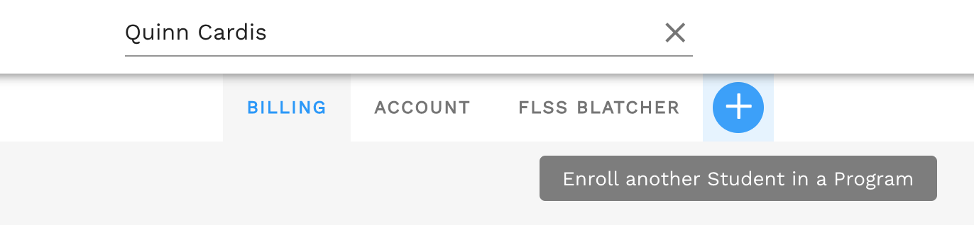 Adding another enrollee to an account in Enrollsy