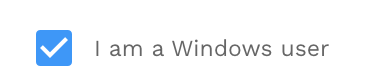 I am a Windows user