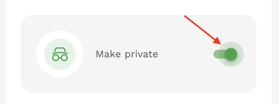 Make the Program "private"