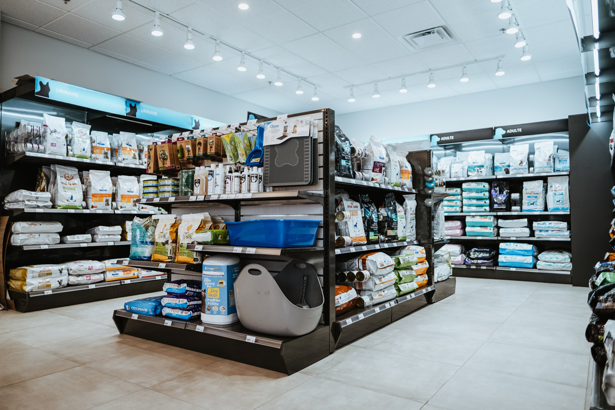 Vic Mobilier de magasins inc. Cliniques vétérinaires