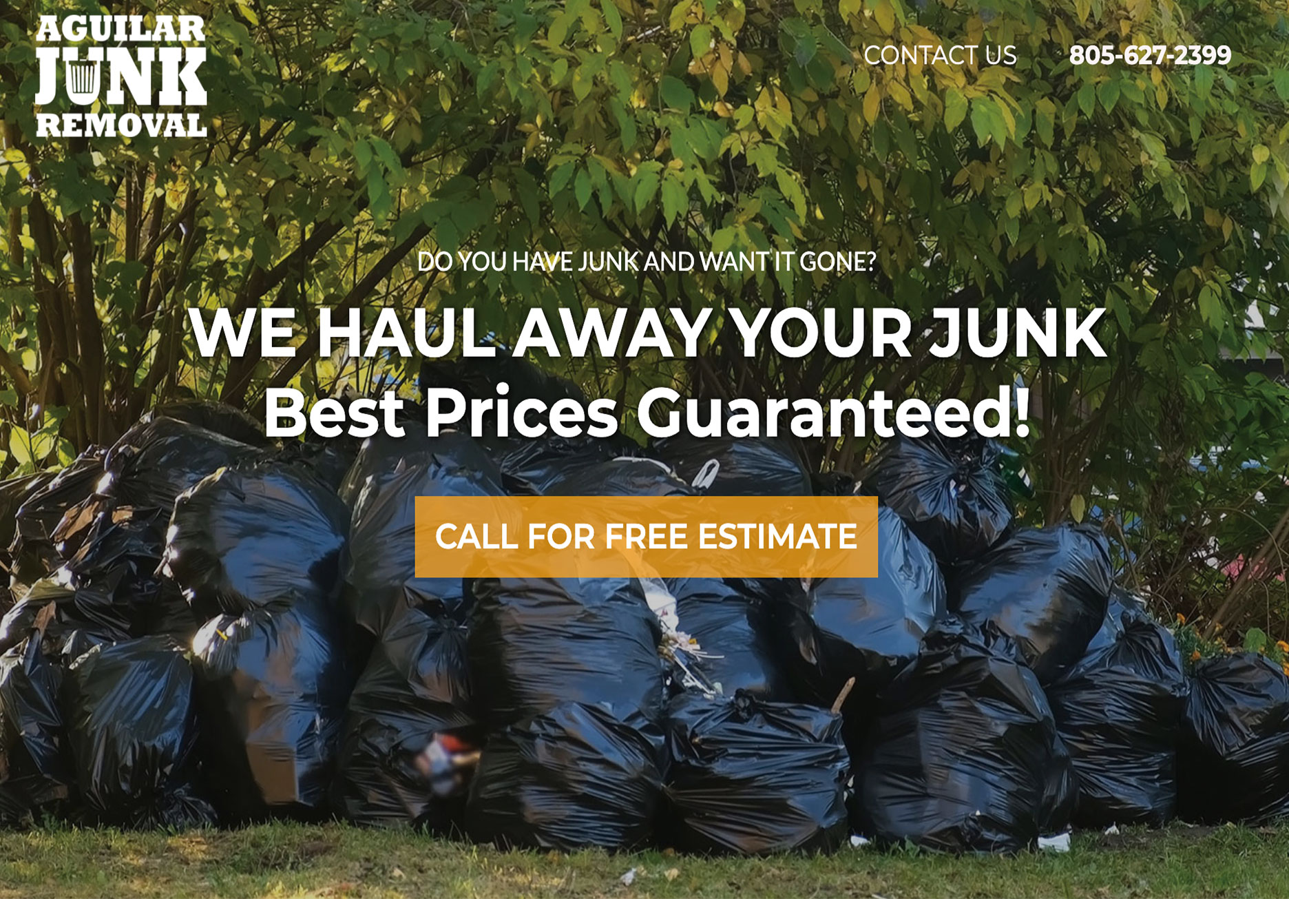 aguilar trash removal image