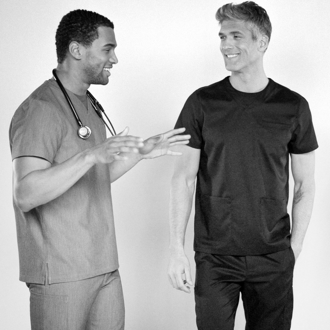 Doctors discussing how great RothWear is to wear