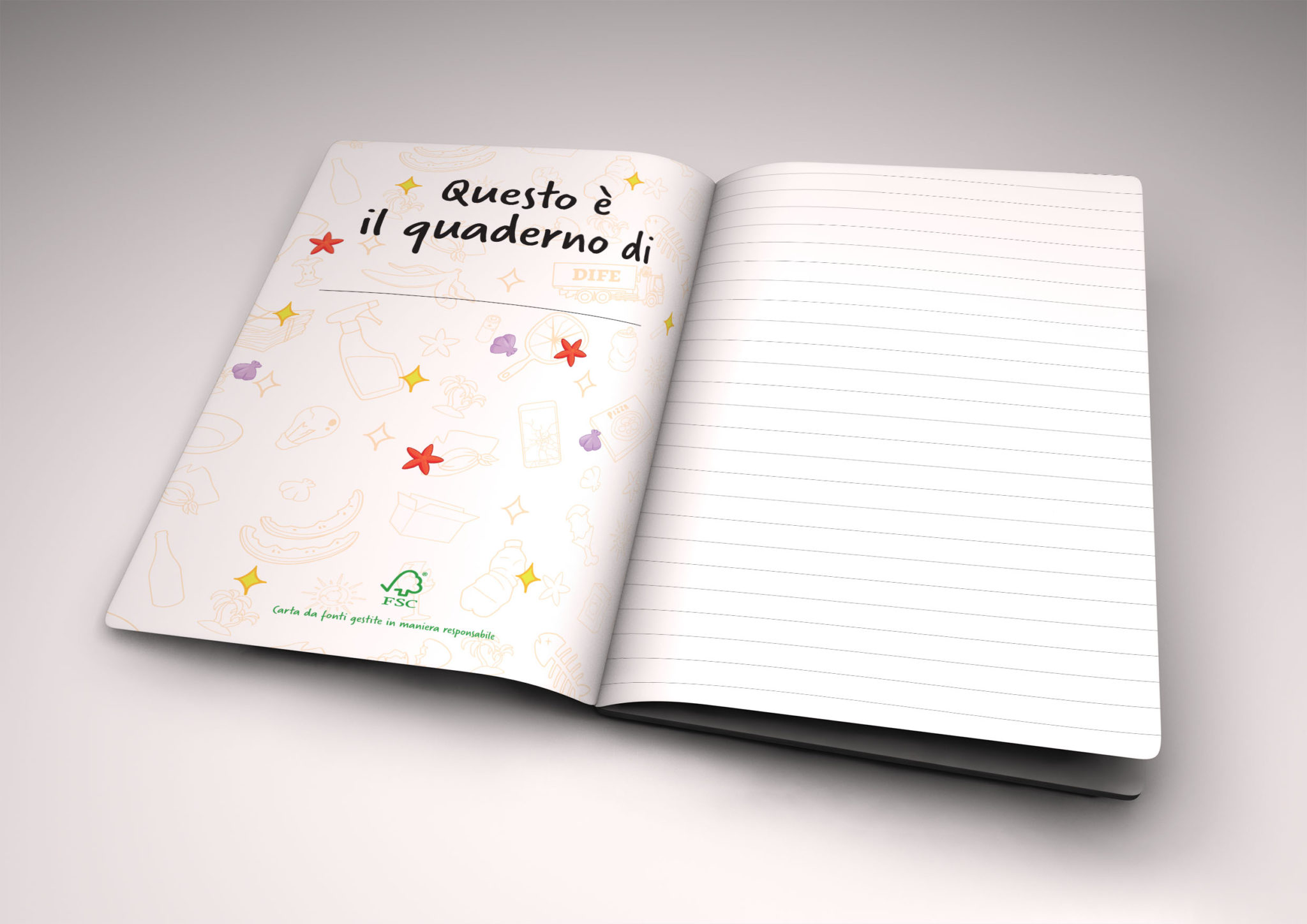 Quaderno DIFE-nuovi gadget