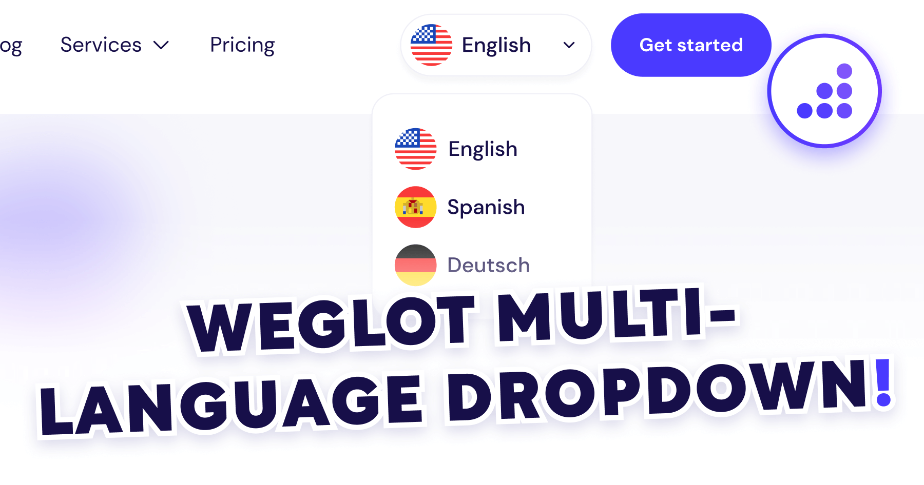Weglot Multi Language Dropdown Webflow Template - BRIX Templates