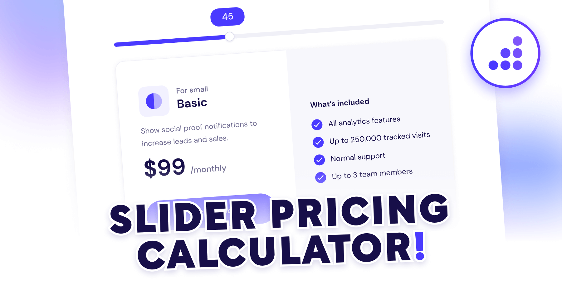 Slider Pricing Calculator flow Cloneable Template BRIX Templates