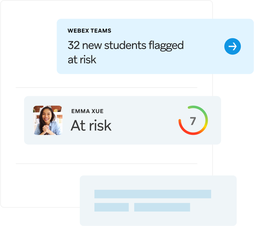 Personalized student orientation dashboard on mobile
