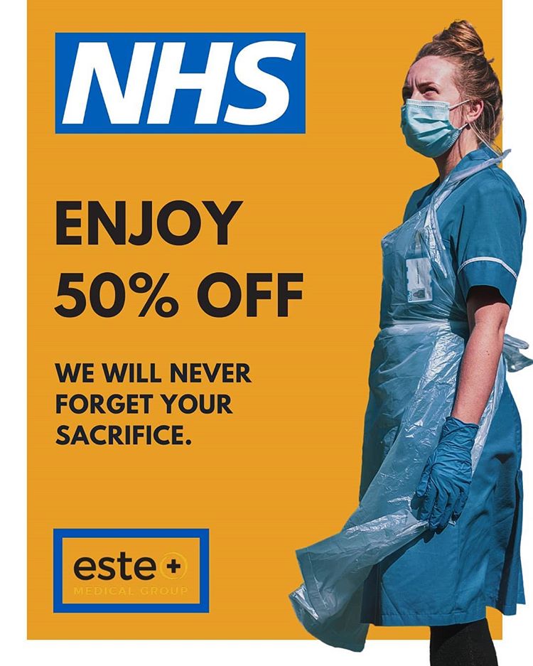 NHS Enjoy 50% off!