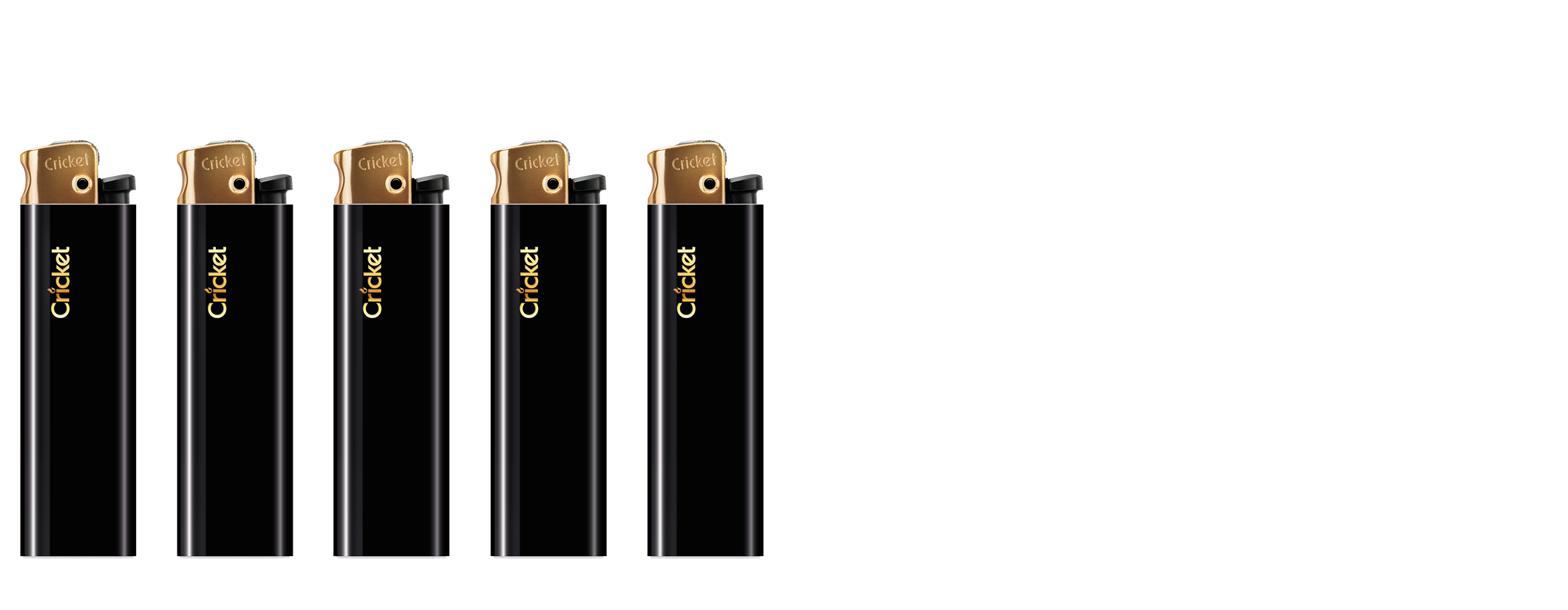 The black and gold design on this lighter is a popular choice for those looking for safe and stylish lighters.