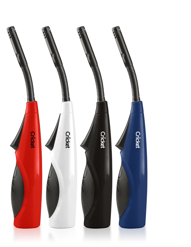 The utility flex lighter is a long neck flexible gas lighter with a classic design finish. The safest flexible lighter in the market.