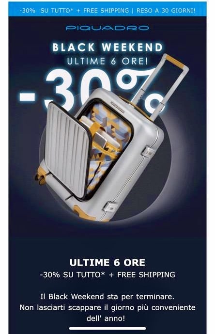 Black Friday 2019 | Piquadro