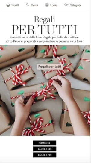 Newsletter Natale - Esempio