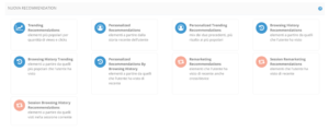 Personalizzazione Recommendations