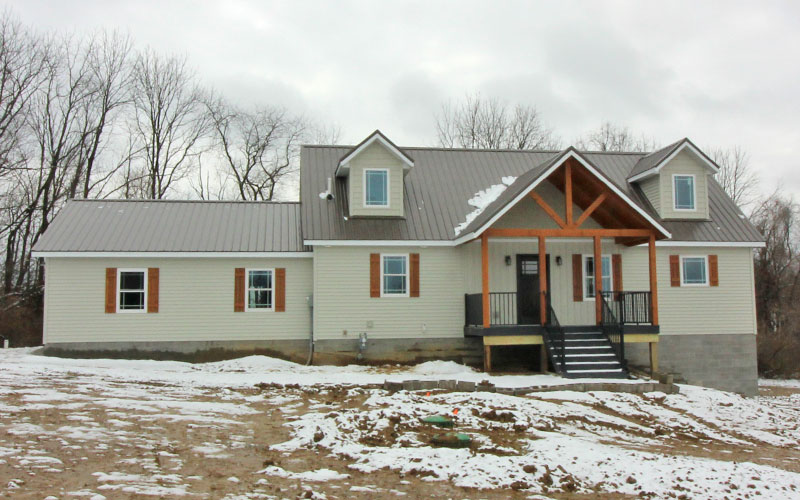 Custom Modular Log Home