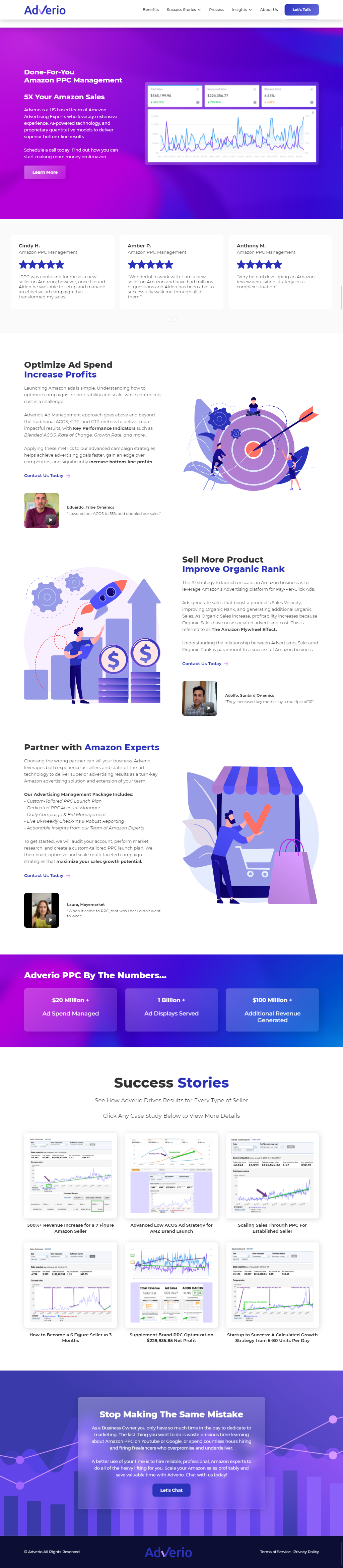 Adverio provides the help you need for Amazon PPC management.