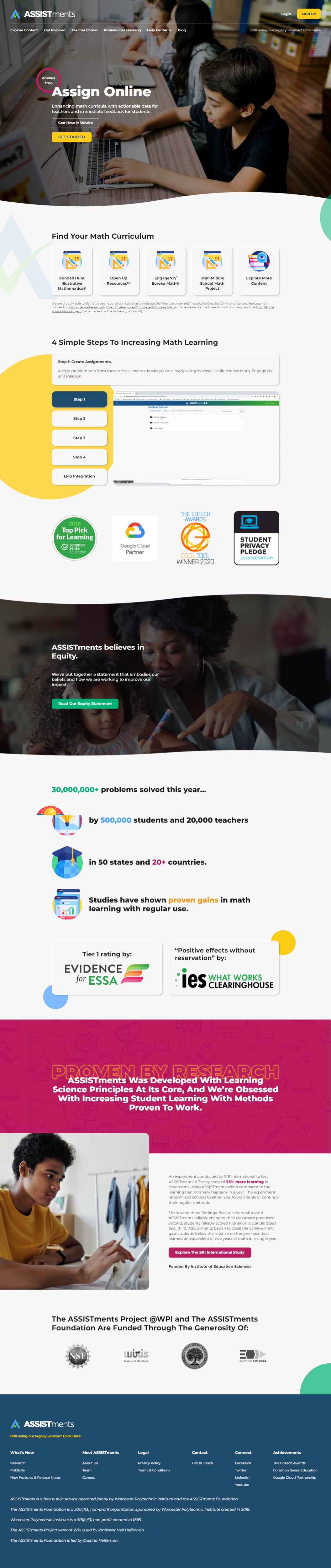 Needed a new look and feel online with added functionality.