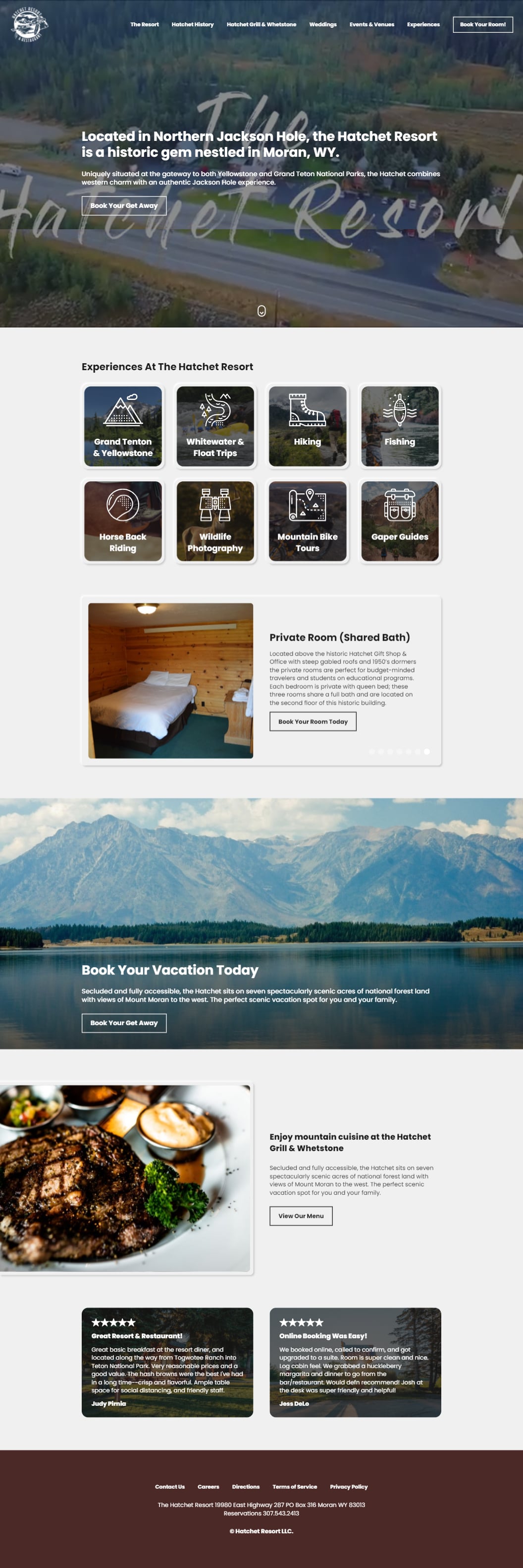 A great get away resort in Moran Wyoming