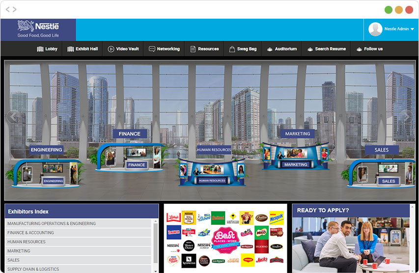 Virtual Event Features | Host Events Online | vFairs