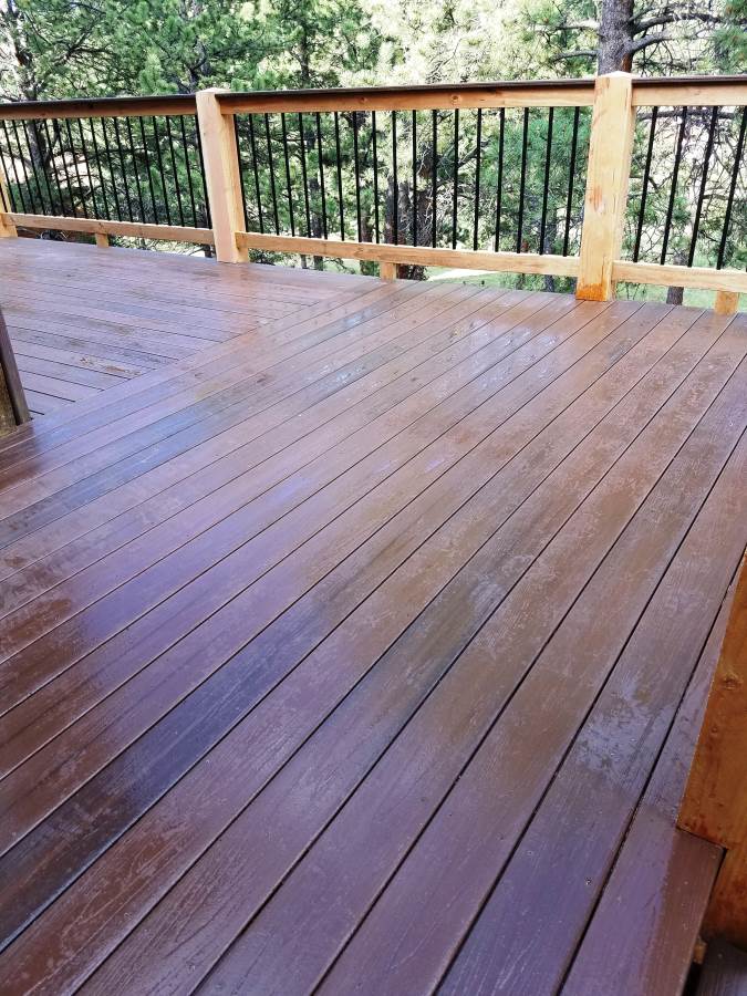 Ted of All Trades Composite & Lumber Deck with Metal Balusters July