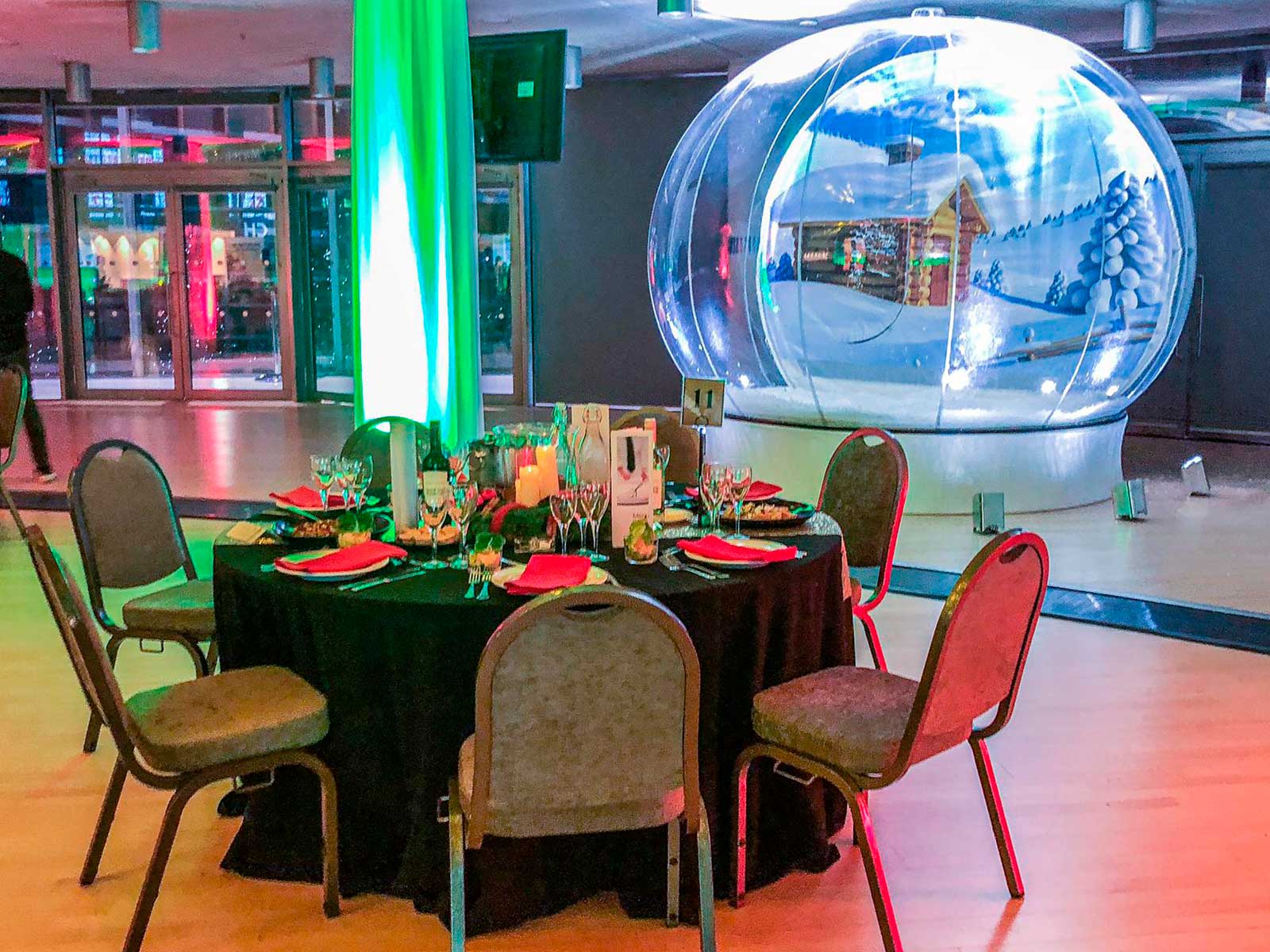 Corporate Christmas Parties Snow Globe Hire