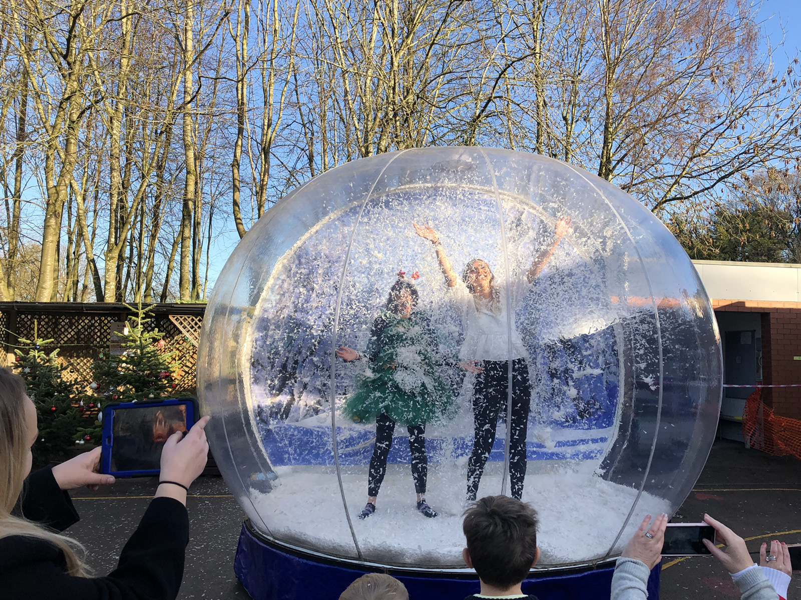 Christmas in Schools Snow Globe Hire