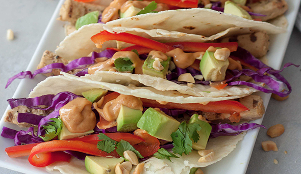 Vegan Thai Tacos