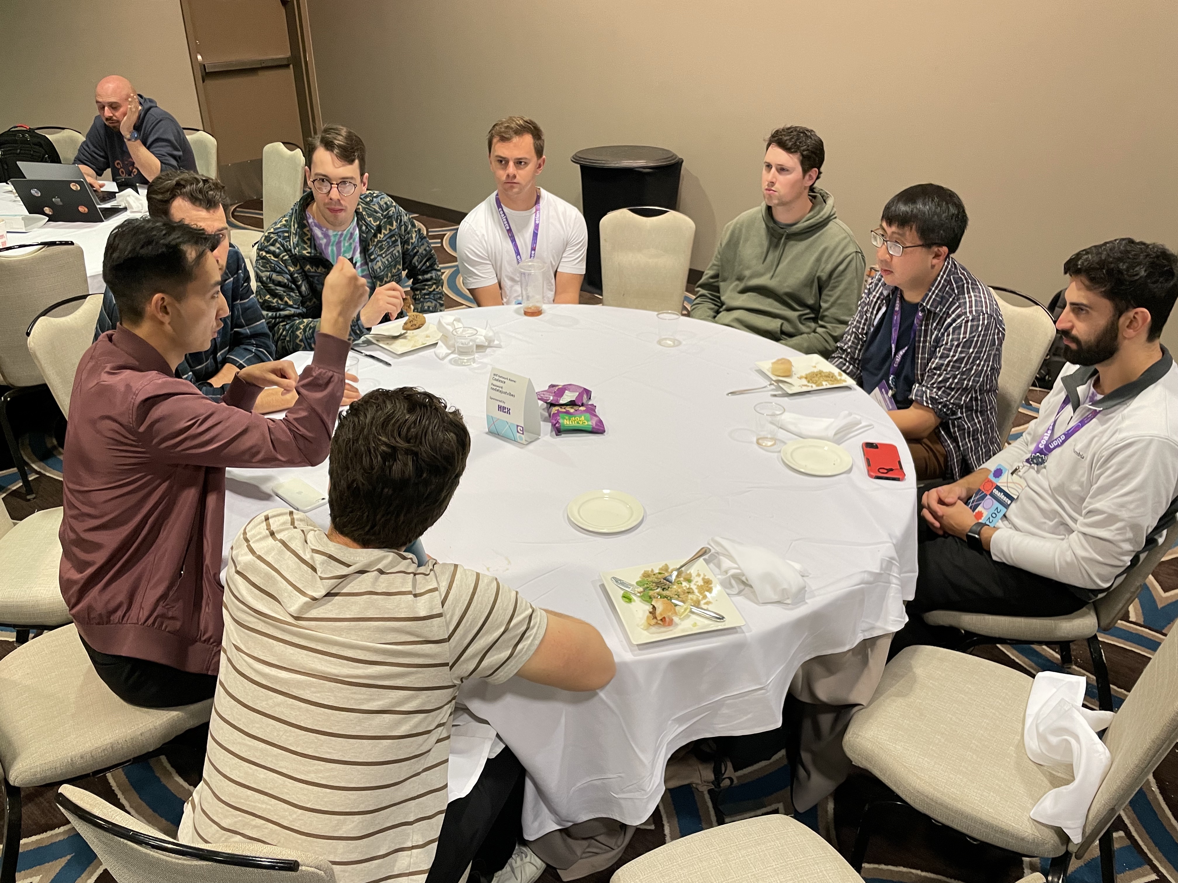Analytics Engineers meeting at dbt's Coalesce 2022 conference to discuss Looker best practices.