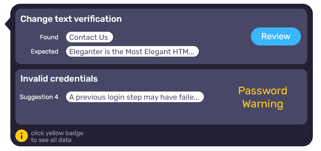 Smartfix - Password Warning Suggestionn
