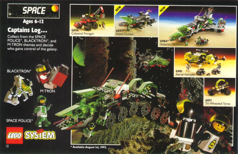 1992 Lego Catalog Page Image Source: http://lego.wikia.com/