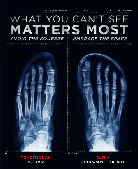 Altra Foorshape Toe Box Industrial Design