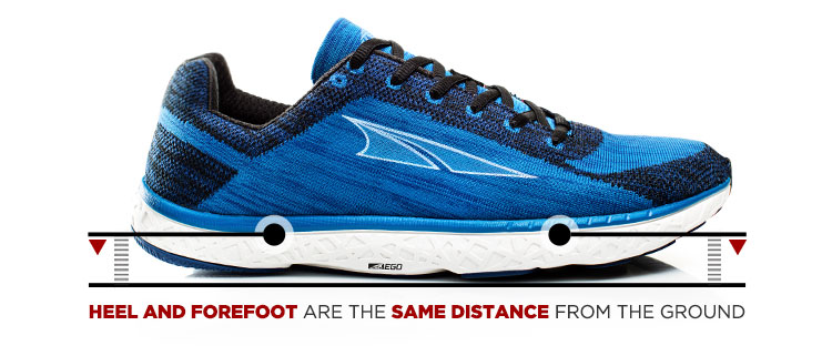 Zero Drop Shoe industrial design
