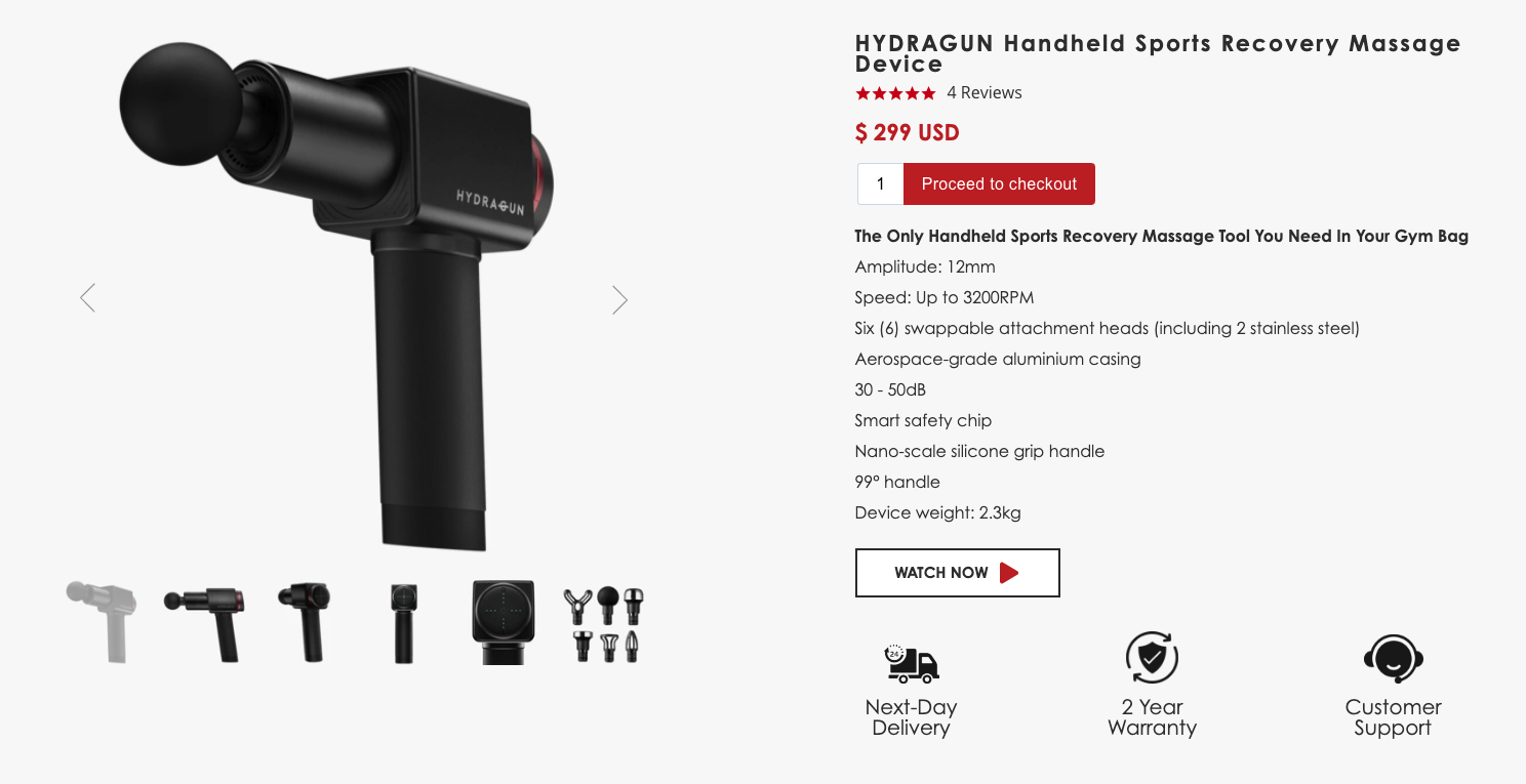 HYDRAGUN Shopscreen