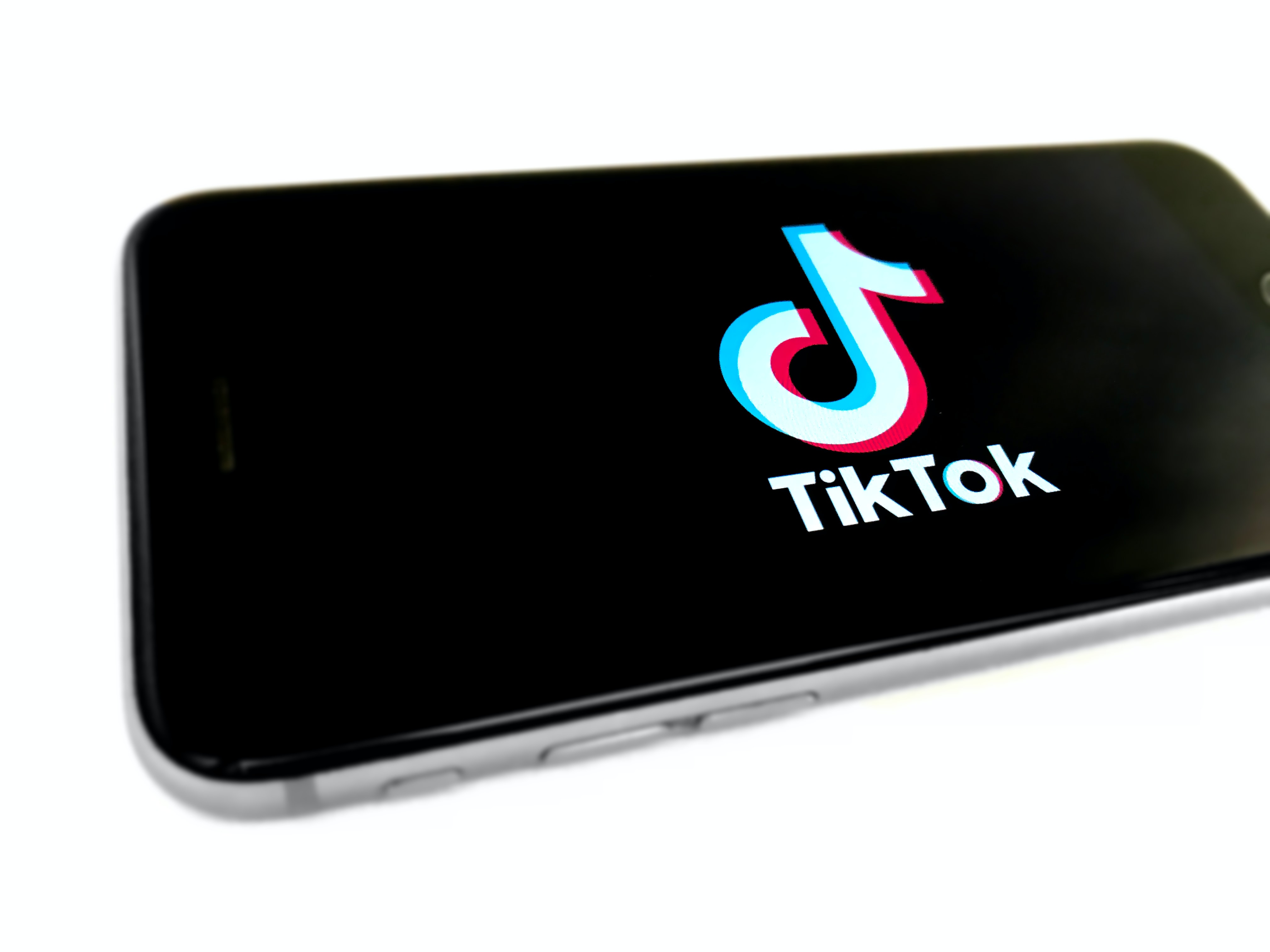 Phone showing TikTok Logo