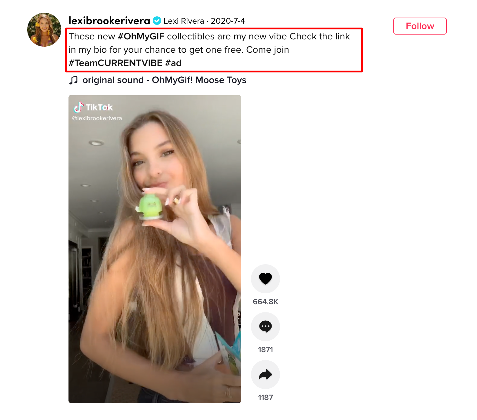 lexibrookerivera tiktok post