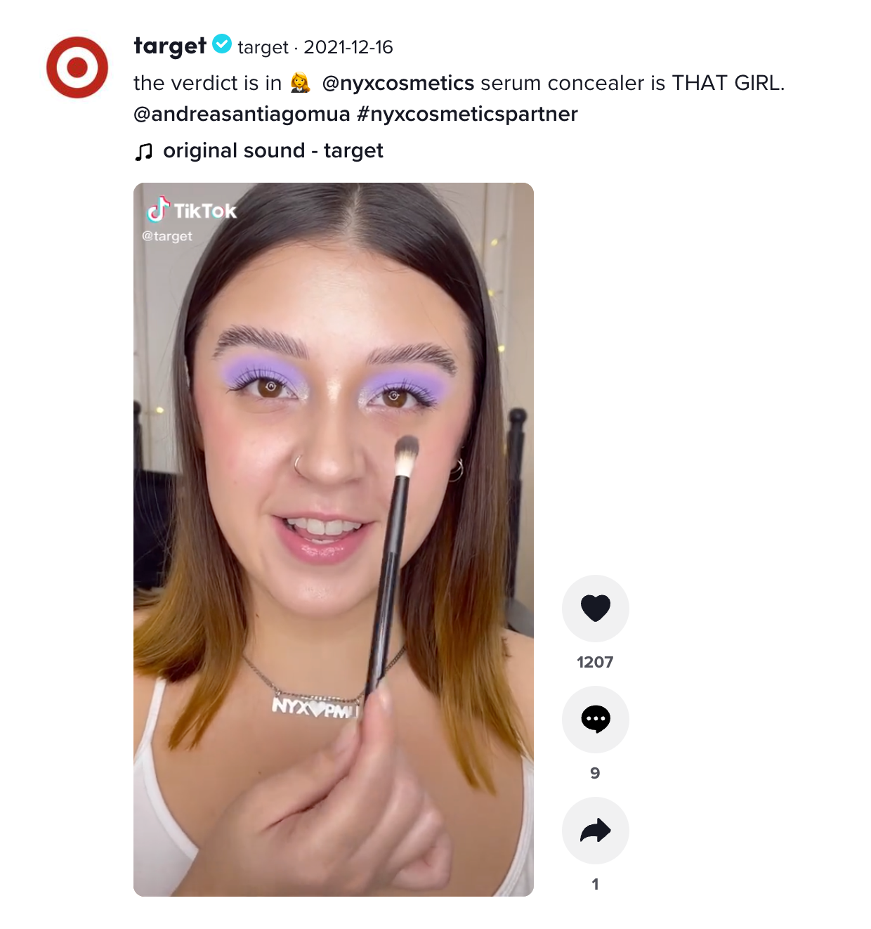 target tiktok ad