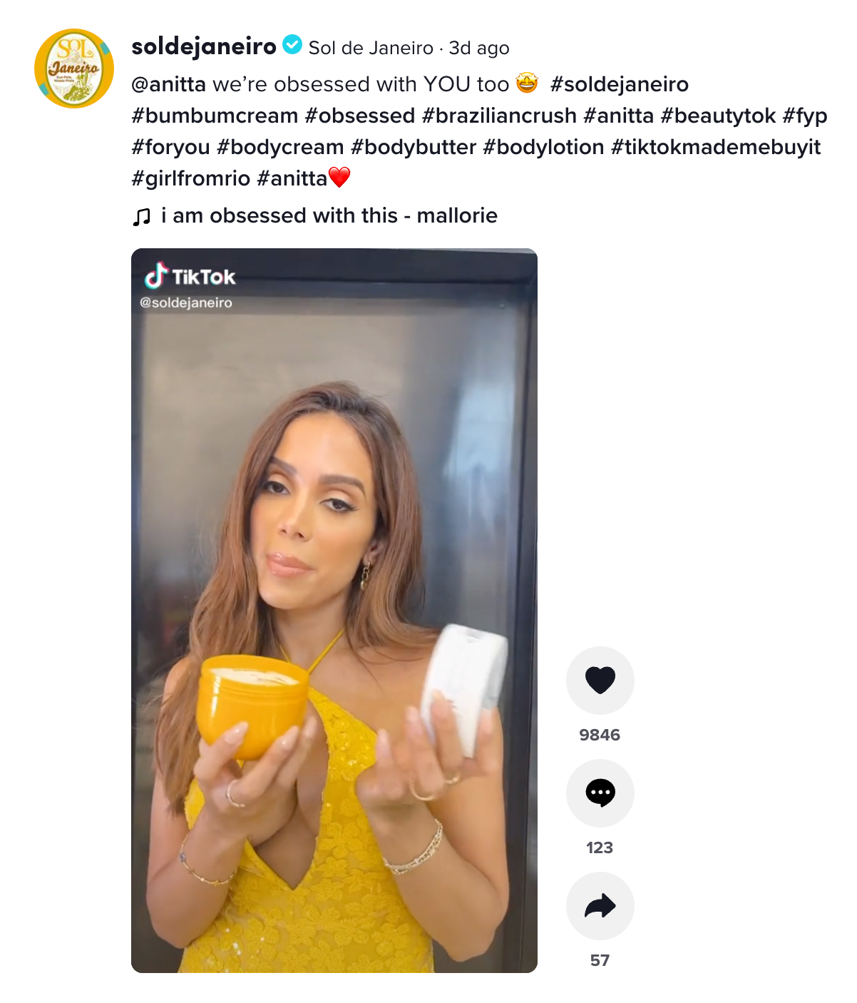 soldejaneiro tiktok ad