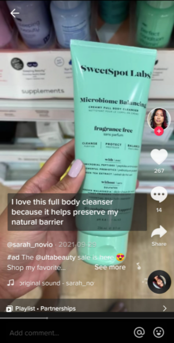 sarah_novio tiktok post